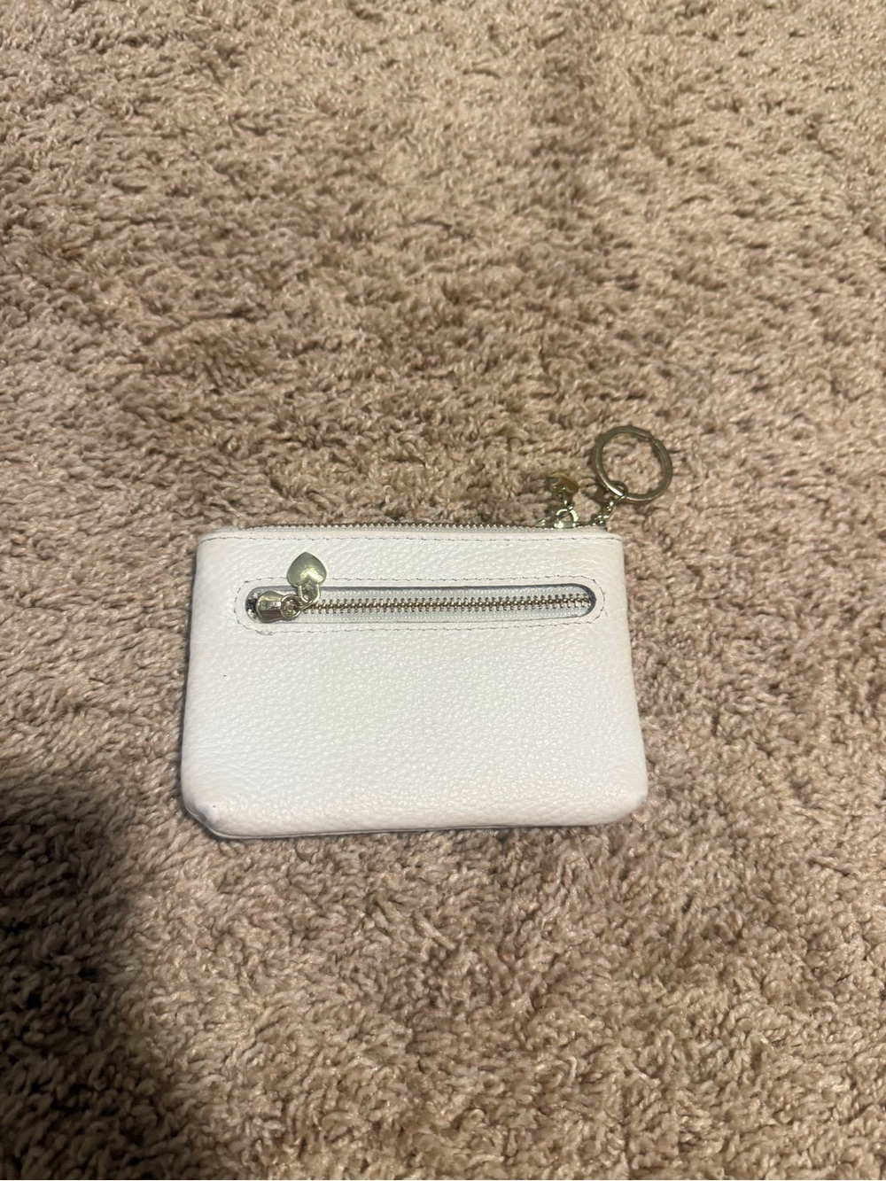 White Leather Wallet/Coin purse